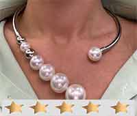 Customer-satisfaction-review--wearing-torc-choker-necklace-mayfairtrends
